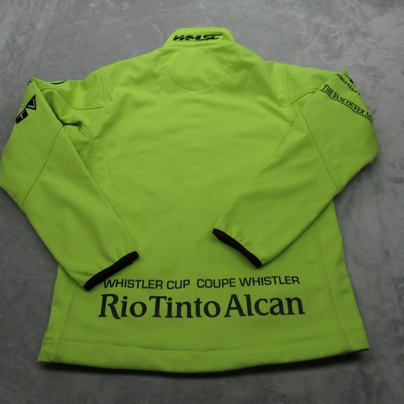 Goldwin Jacket Men? Small Yellow Whistler Cup Water Resistant Softshell Full Zip - Picture 3 of 16